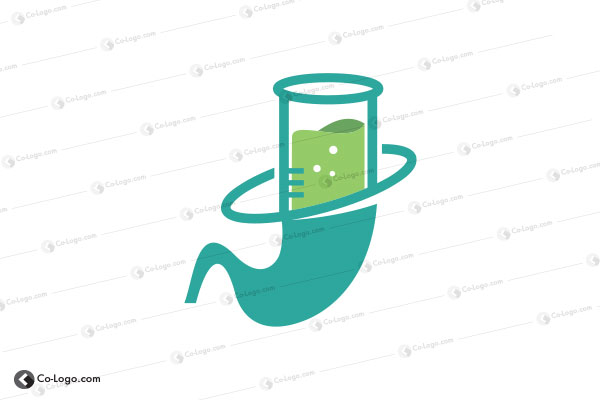 logo for sale : Stomach Lab logo for sale